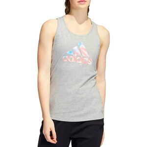 Women's Adidas Americana Graphic Tank, Size: XL, Large, Med Grey NWT